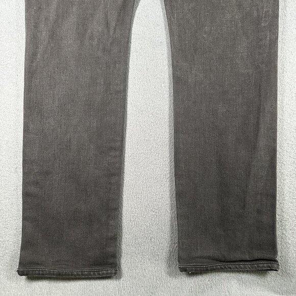 Frame Jeans Mens 31 Fade To Grey L'Homme Slim Black Stretch Denim Pants - Picture 12 of 12